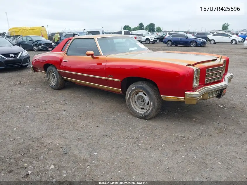 1977 Chevrolet Monte Carlo VIN: 1H57U7R425596 Lot: 45164109