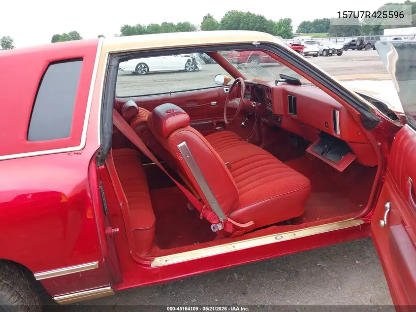 1977 Chevrolet Monte Carlo VIN: 1H57U7R425596 Lot: 45164109