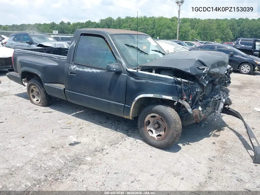 1993 Chevrolet Gmt-400 C1500 VIN: 1GCDC14K0PZ153039 Lot: 45375745