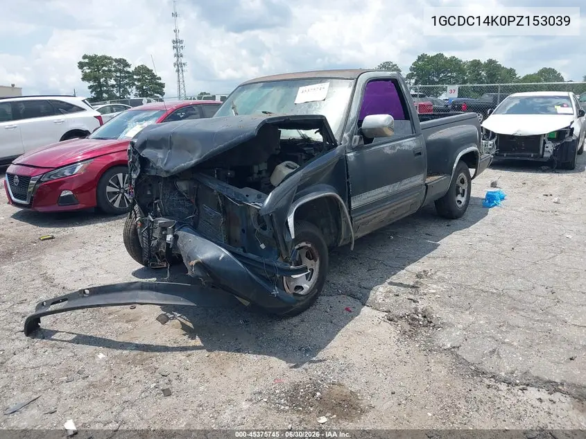 1993 Chevrolet Gmt-400 C1500 VIN: 1GCDC14K0PZ153039 Lot: 45375745