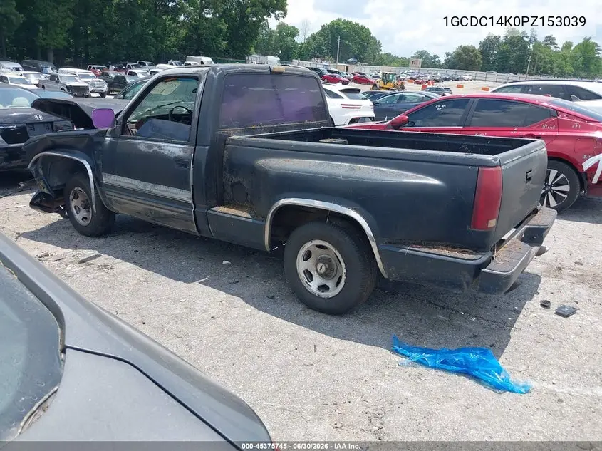 1993 Chevrolet Gmt-400 C1500 VIN: 1GCDC14K0PZ153039 Lot: 45375745