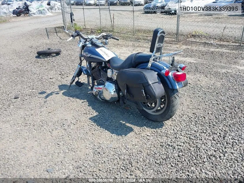 2003 Harley-Davidson Fxdl VIN: 1HD1GDV383K339395 Lot: 39858198