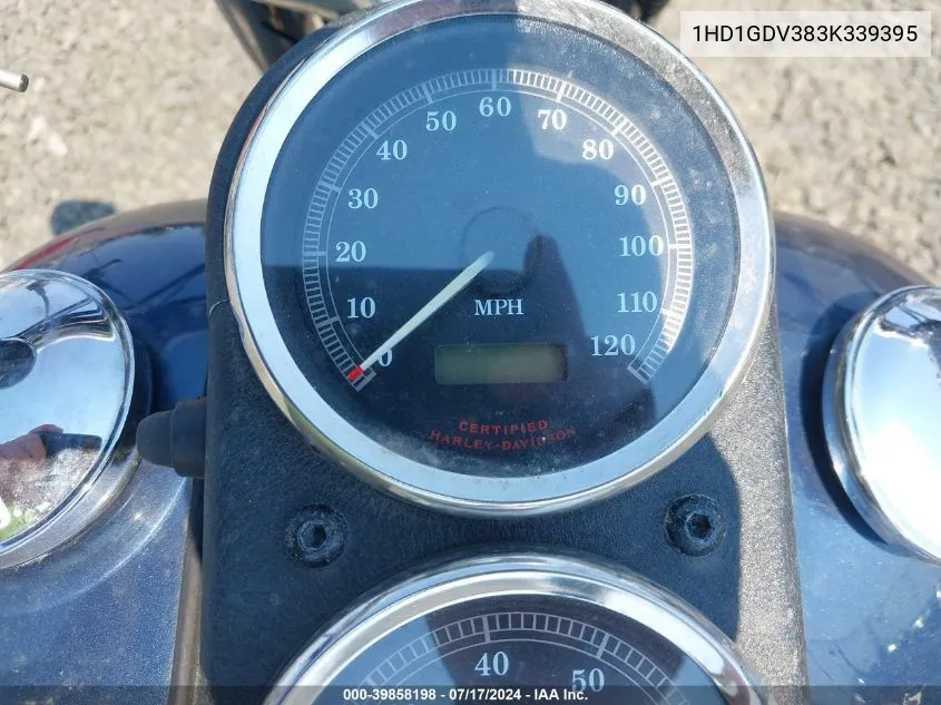 2003 Harley-Davidson Fxdl VIN: 1HD1GDV383K339395 Lot: 39858198