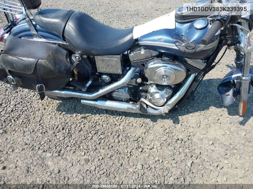2003 Harley-Davidson Fxdl VIN: 1HD1GDV383K339395 Lot: 39858198