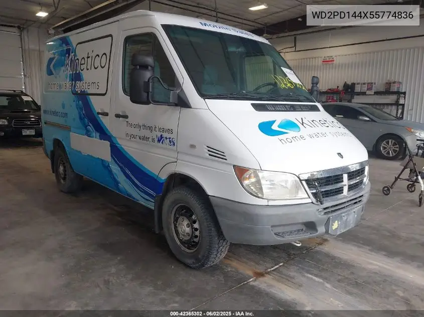 2005 Dodge Sprinter Van 2500 Hc VIN: WD2PD144X55774836 Lot: 42365302