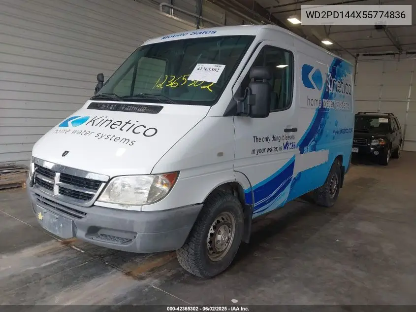 2005 Dodge Sprinter Van 2500 Hc VIN: WD2PD144X55774836 Lot: 42365302