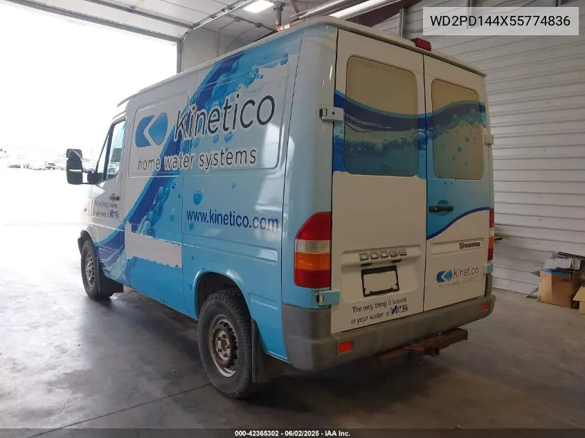 2005 Dodge Sprinter Van 2500 Hc VIN: WD2PD144X55774836 Lot: 42365302