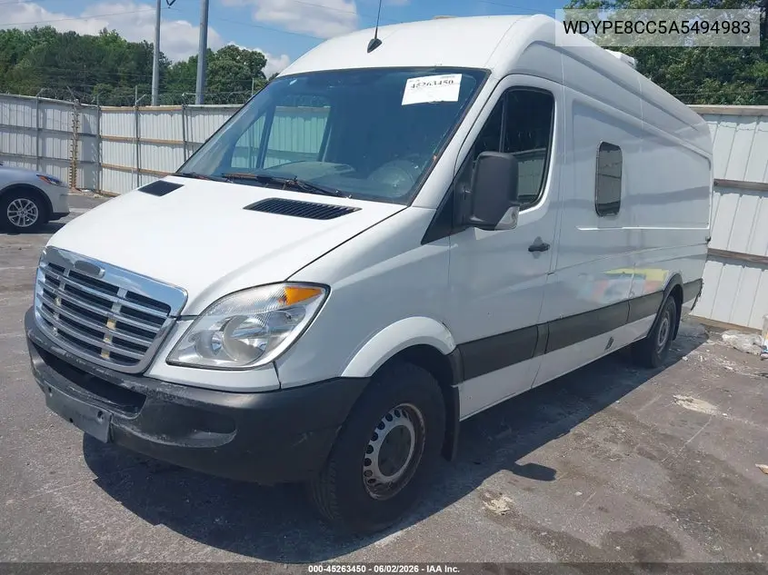 WDYPE8CC5A5494983 2010 Freightliner Sprinter 2500
