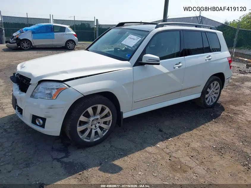 2010 Mercedes-Benz Glk 350 4Matic VIN: WDCGG8HB0AF419120 Lot: 45609877