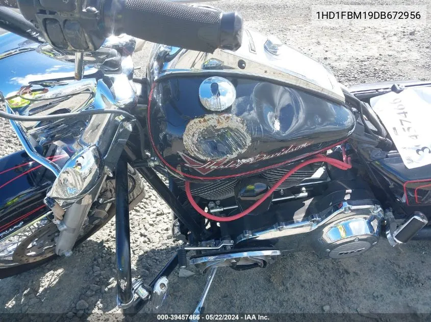 2013 Harley-Davidson Flhr Road King VIN: 1HD1FBM19DB672956 Lot: 39457466
