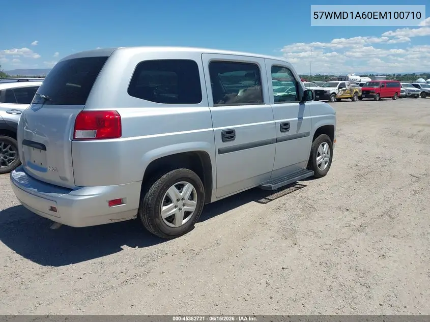 2014 Mobility Ventures Mv-1 VIN: 57WMD1A60EM100710 Lot: 45382721