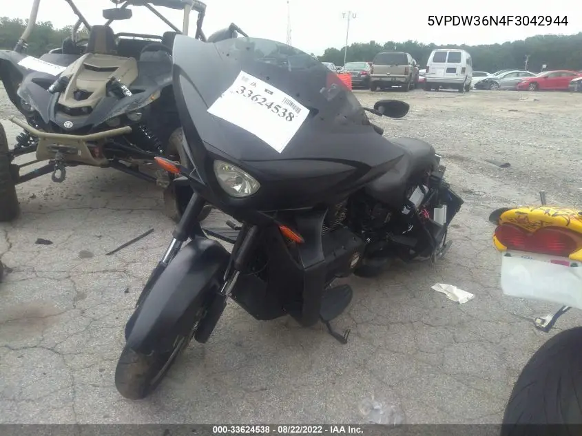 2015 Victory Motorcycles Cross Country VIN: 5VPDW36N4F3042944 Lot: 33624538