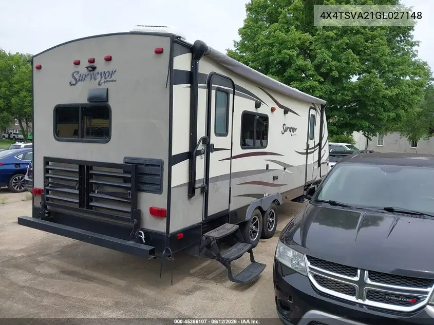 2016 Forest River Other VIN: 4X4TSVA21GL027148 Lot: 45386107