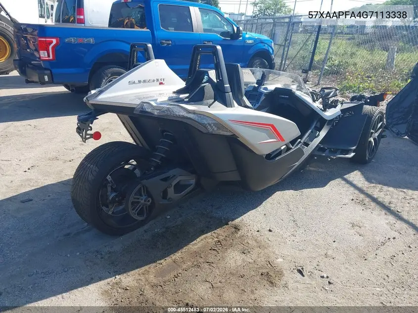 2016 Polaris Slingshot Sl VIN: 57XAAPFA4G7113338 Lot: 45512483