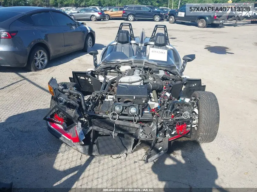 2016 Polaris Slingshot Sl VIN: 57XAAPFA4G7113338 Lot: 45512483