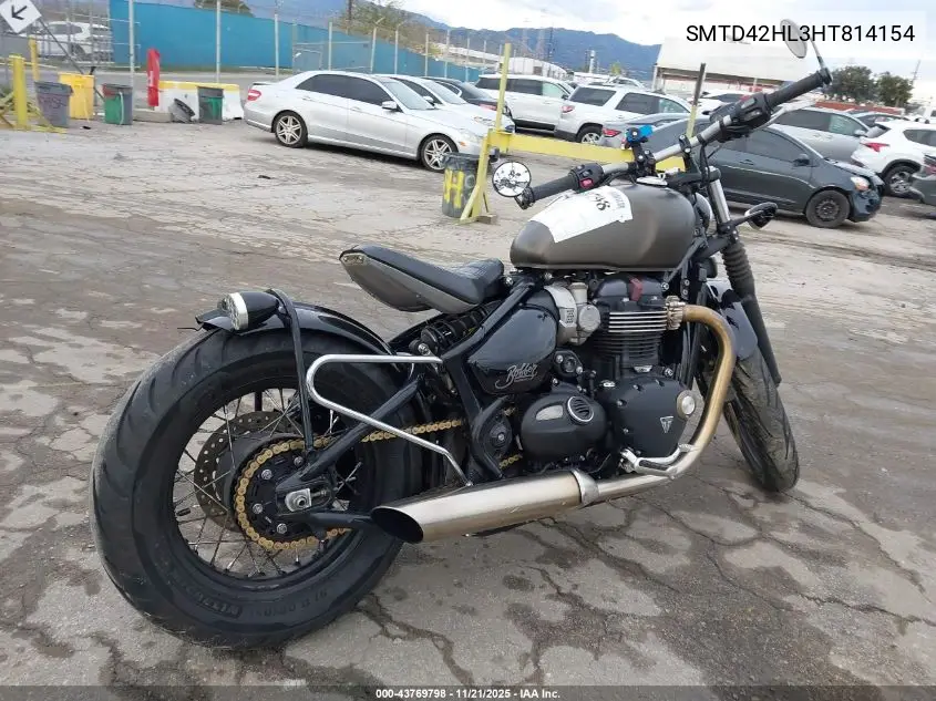 SMTD42HL3HT814154 2017 Triumph Motorcycle Bonneville Bobber