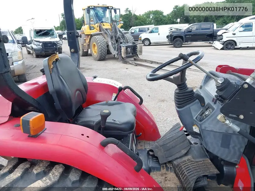2017 Mahindra Other VIN: 000000038HPK01776 Lot: 45215422