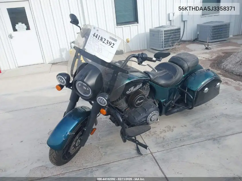 56KTHDAA5J3358371 2018 Indian Motorcycle Co. Springfield Dark Horse