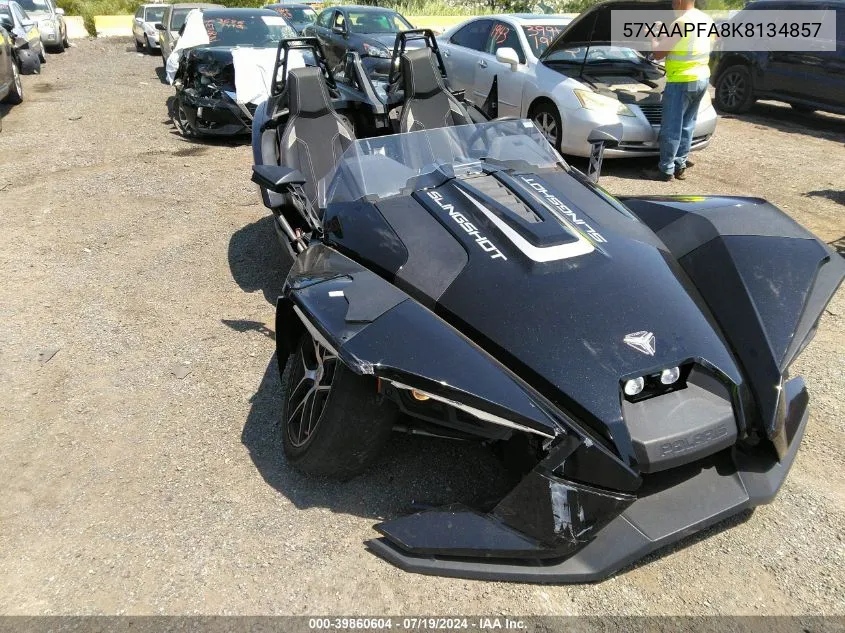 2019 Polaris Slingshot Sl VIN: 57XAAPFA8K8134857 Lot: 39860604