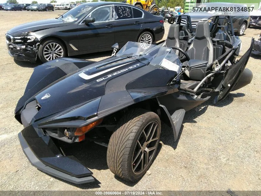 2019 Polaris Slingshot Sl VIN: 57XAAPFA8K8134857 Lot: 39860604