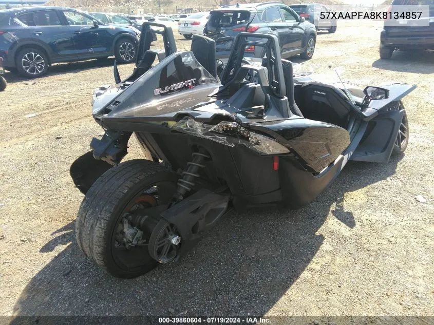 2019 Polaris Slingshot Sl VIN: 57XAAPFA8K8134857 Lot: 39860604