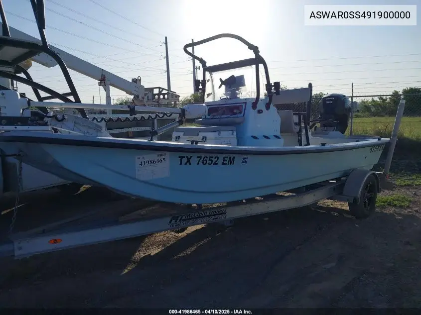 2019 Mcclain Stoner VIN: ASWAR0SS4919 Lot: 41986465