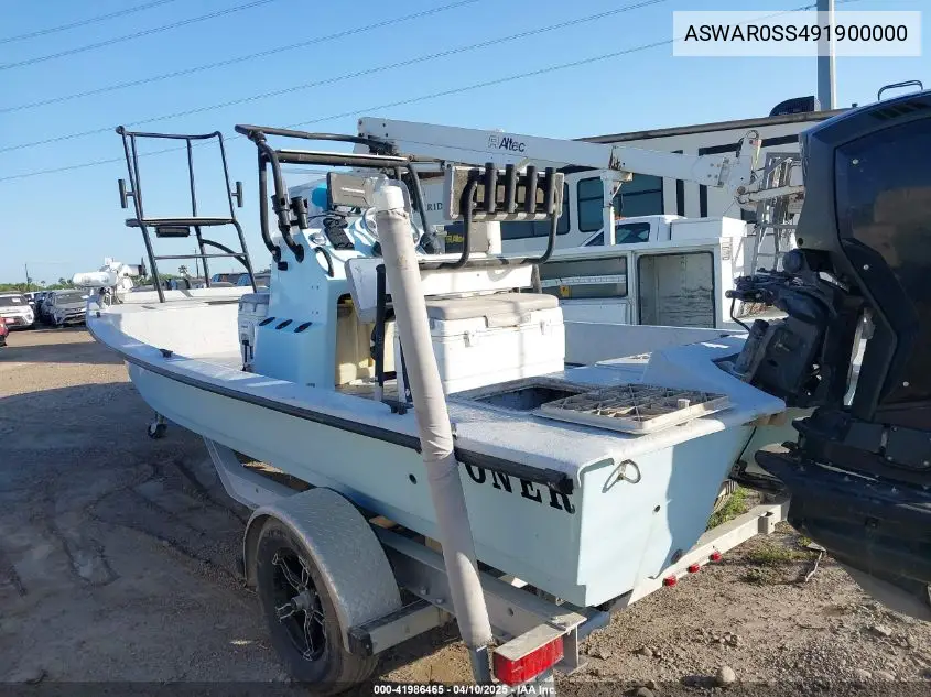 2019 Mcclain Stoner VIN: ASWAR0SS4919 Lot: 41986465