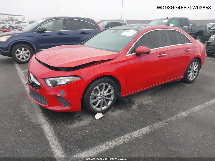 WDD3G4EB7LW038536 2020 Mercedes-Benz A 220