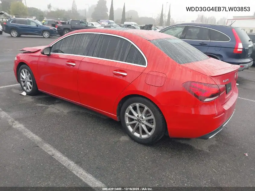 WDD3G4EB7LW038536 2020 Mercedes-Benz A 220