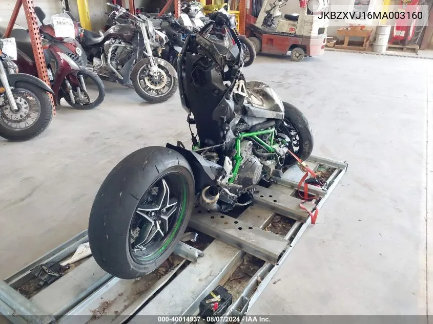 JKBZXVJ16MA003160 2021 Kawasaki Zx1002