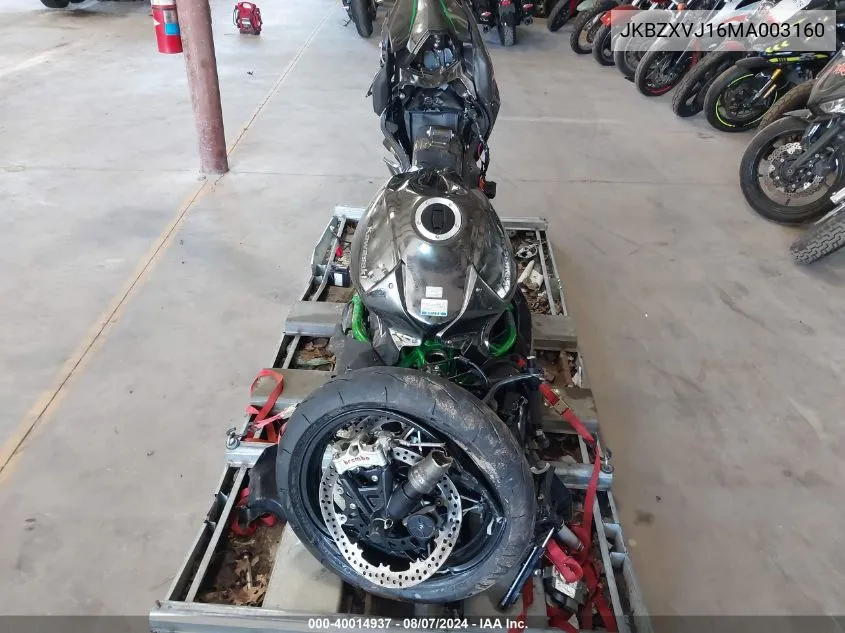 JKBZXVJ16MA003160 2021 Kawasaki Zx1002