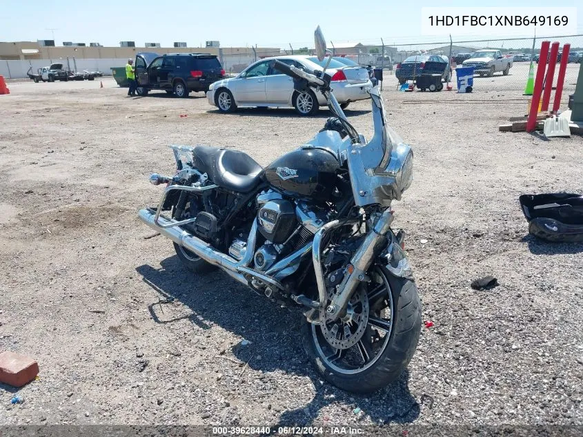 2022 Harley-Davidson Flhr VIN: 1HD1FBC1XNB649169 Lot: 39628440