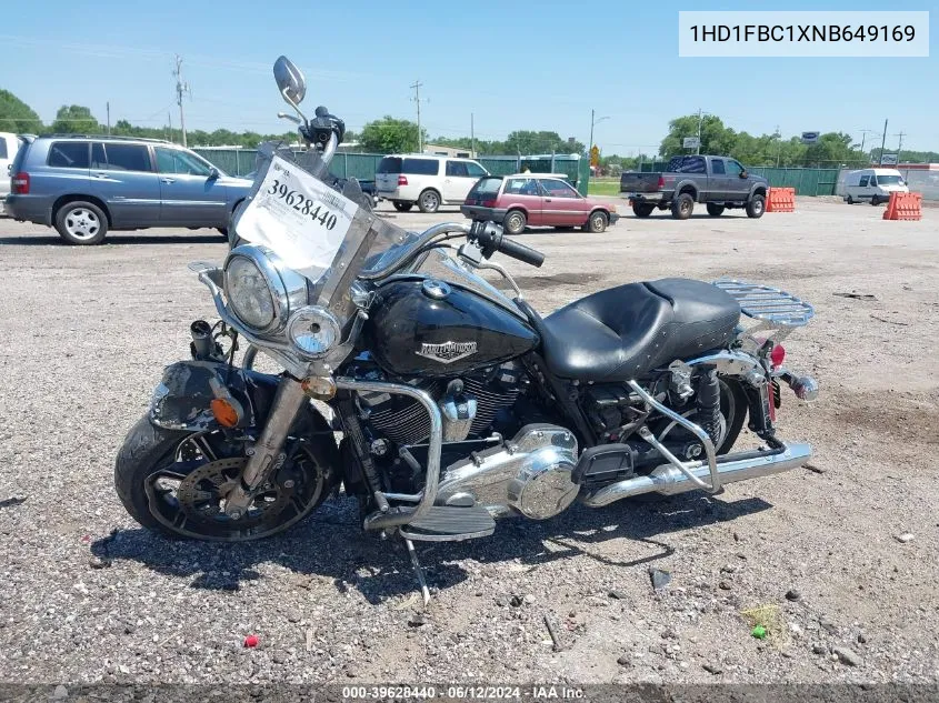2022 Harley-Davidson Flhr VIN: 1HD1FBC1XNB649169 Lot: 39628440