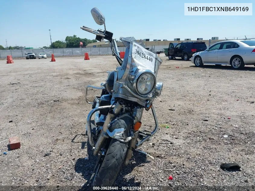 2022 Harley-Davidson Flhr VIN: 1HD1FBC1XNB649169 Lot: 39628440