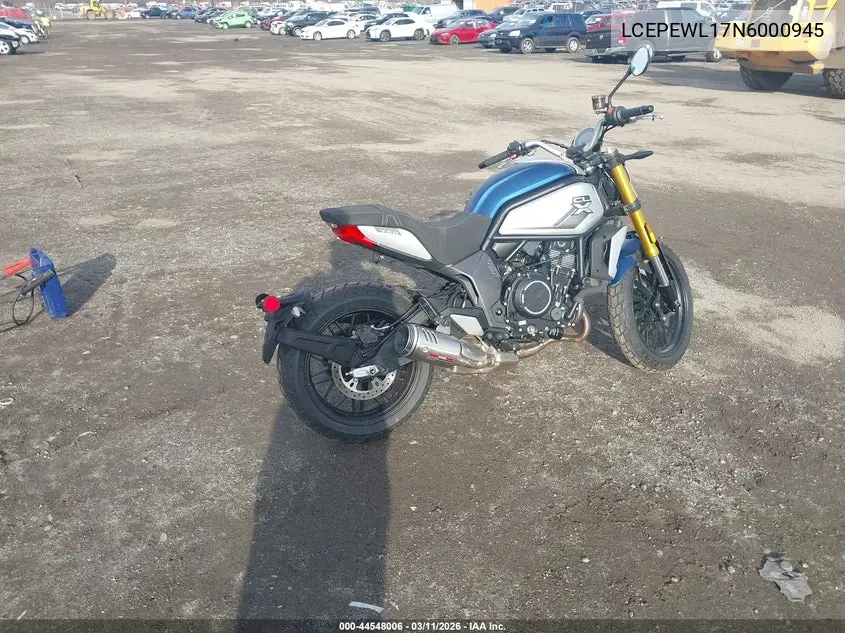 2022 Moto Cf700-2Us 700Cl-X VIN: LCEPEWL17N6000945 Lot: 44548006
