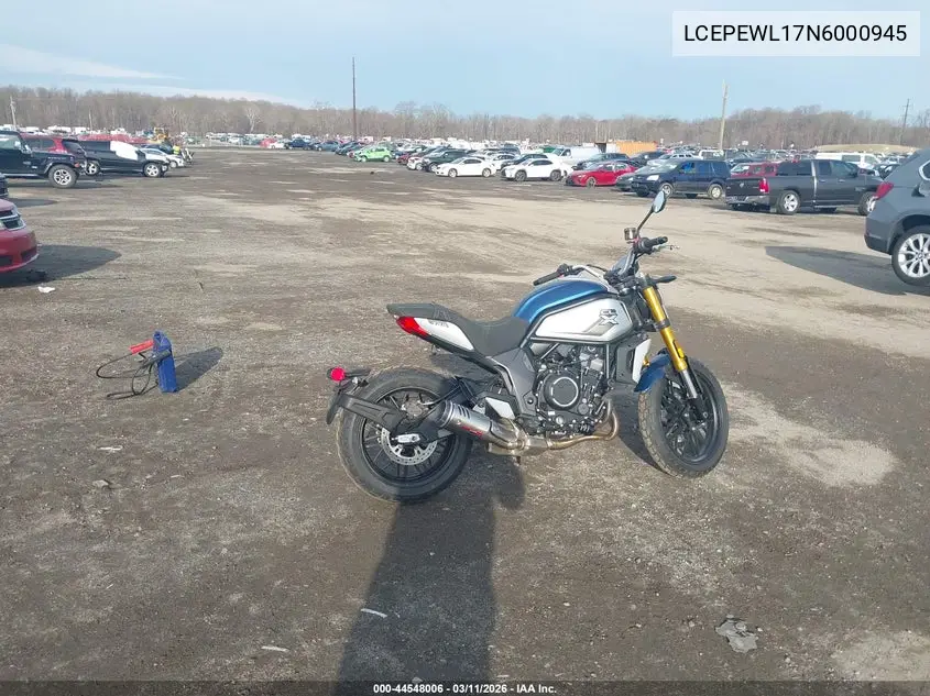2022 Moto Cf700-2Us 700Cl-X VIN: LCEPEWL17N6000945 Lot: 44548006
