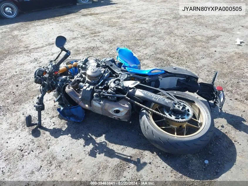 2023 Yamaha Mtm890 C VIN: JYARN80YXPA000505 Lot: 39463841