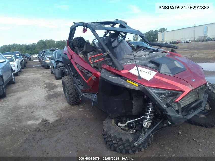 2023 Polaris Rzr Pro Xp Ultimate VIN: 3NSRAD921PF292882 Lot: 40065079