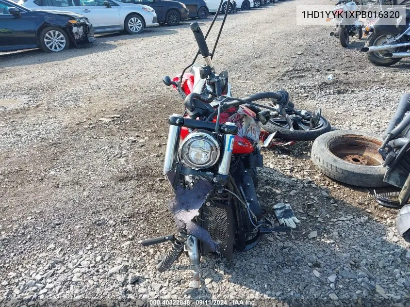 2023 Harley-Davidson Fxbbs VIN: 1HD1YYK1XPB016320 Lot: 40322848