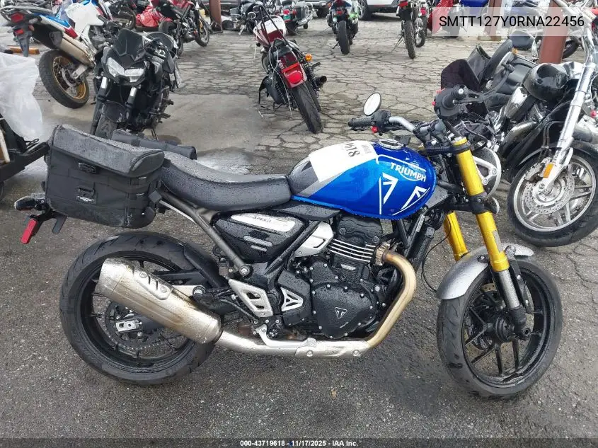 SMTT127Y0RNA22456 2024 Triumph Motorcycle Speed 400