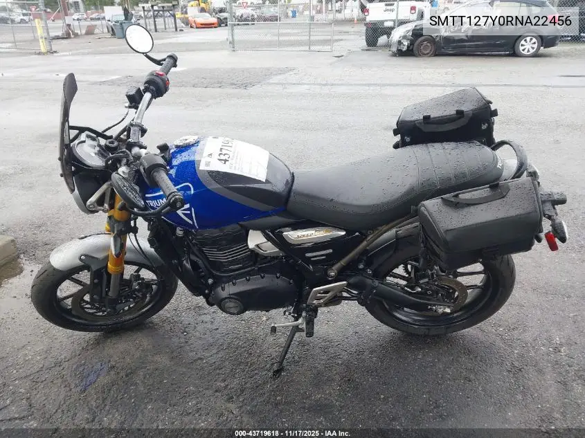 SMTT127Y0RNA22456 2024 Triumph Motorcycle Speed 400