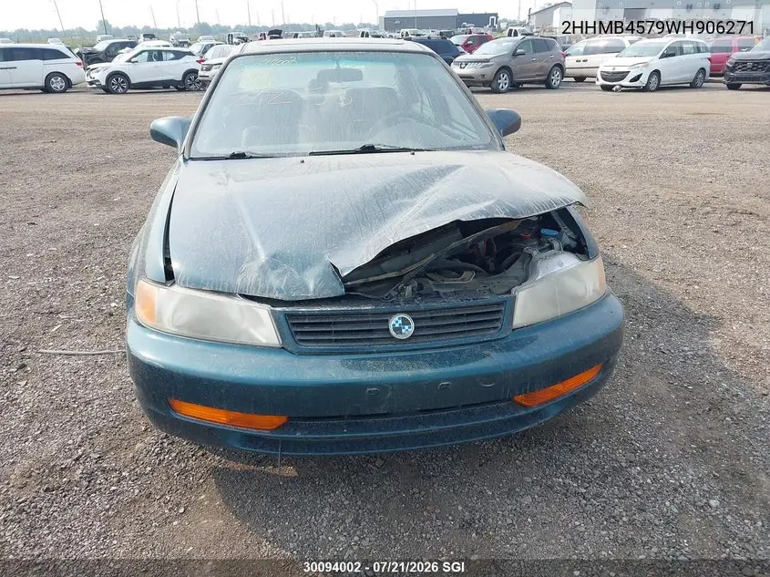 1998 Acura 1.6El Premium VIN: 2HHMB4579WH906271 Lot: 30094002