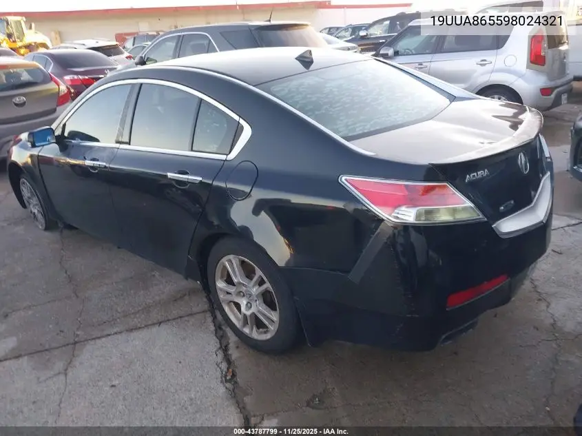 19UUA86559A024321 2009 Acura Tl