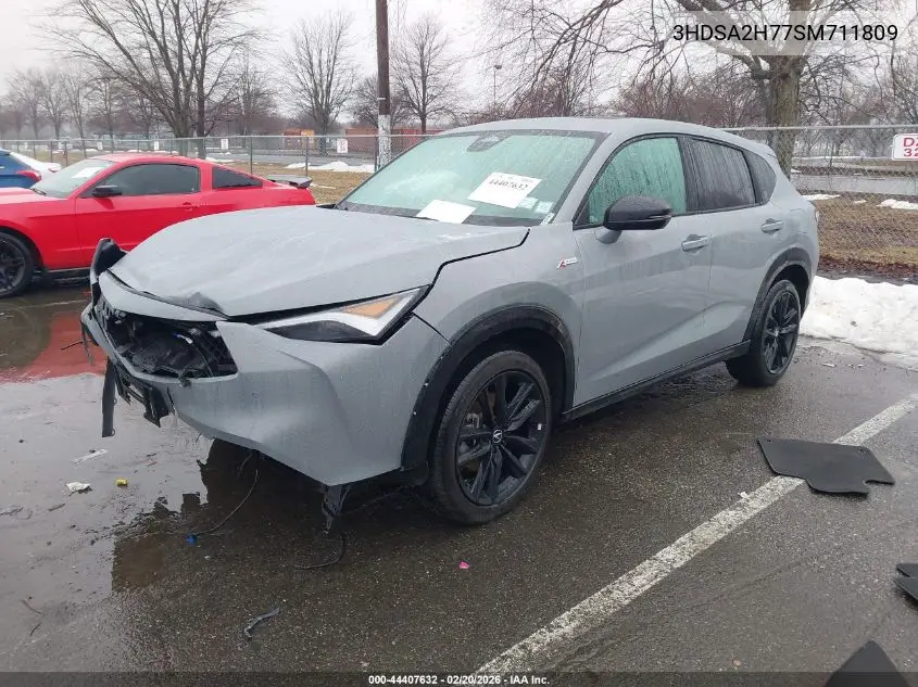 2025 Acura Adx A-Spec With Advance VIN: 3HDSA2H77SM711809 Lot: 44407632