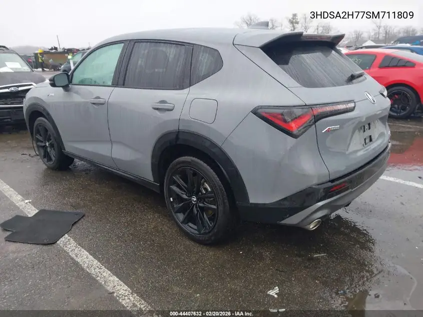 2025 Acura Adx A-Spec With Advance VIN: 3HDSA2H77SM711809 Lot: 44407632