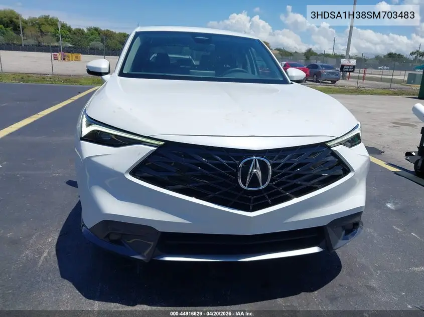 2025 Acura Adx VIN: 3HDSA1H38SM703483 Lot: 44916629