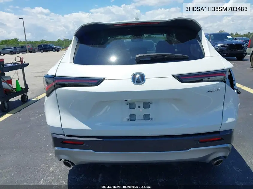 2025 Acura Adx VIN: 3HDSA1H38SM703483 Lot: 44916629