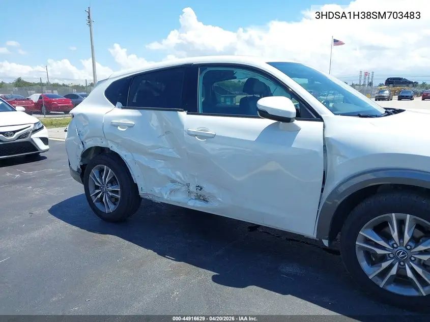 2025 Acura Adx VIN: 3HDSA1H38SM703483 Lot: 44916629