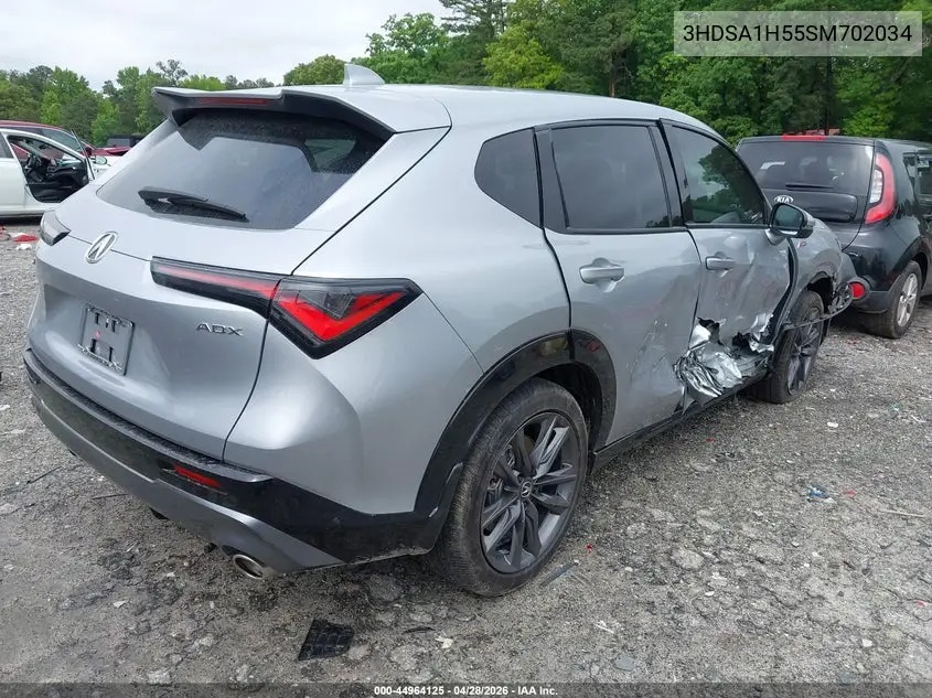 2025 Acura Adx A-Spec VIN: 3HDSA1H55SM702034 Lot: 44964125