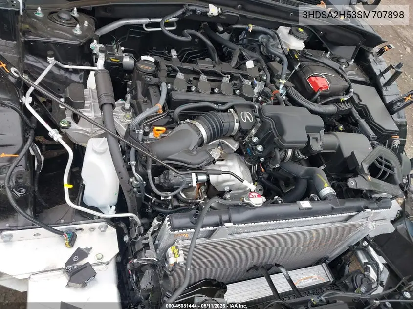 2025 Acura Adx A-Spec VIN: 3HDSA2H53SM707898 Lot: 45081444